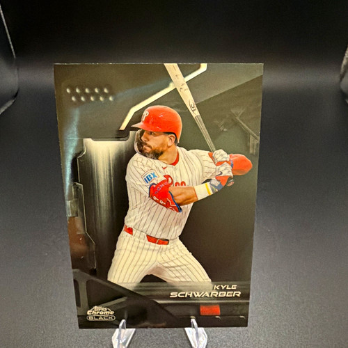 Topps 2026 Topps Chrome Black Kyle Schwarber Philadelphia Phillies #200 Base