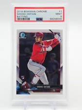 SHOHEI OHTANI 2018 BOWMAN CHROME BASEBALL ROOKIE RC #1 ANGELS PSA 9 Q2816