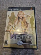 Hannah Montana Spotlight World Tour PS2 - Complete, CIB with manual