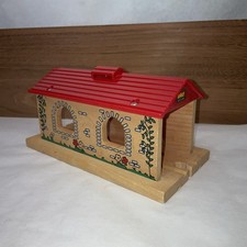 Brio Red Country Tunnel 33471 Wooden Railway Accessory Sweden Vintage