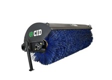 72" CID HYDRAULIC ANGLE BROOM ATTACHMENT Bobcat Cat John Deere Case - 32" WAFERS