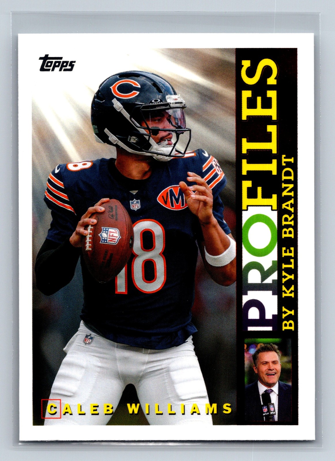 2026 Topps Flagship #TP-19 Caleb Williams Topps Profiles