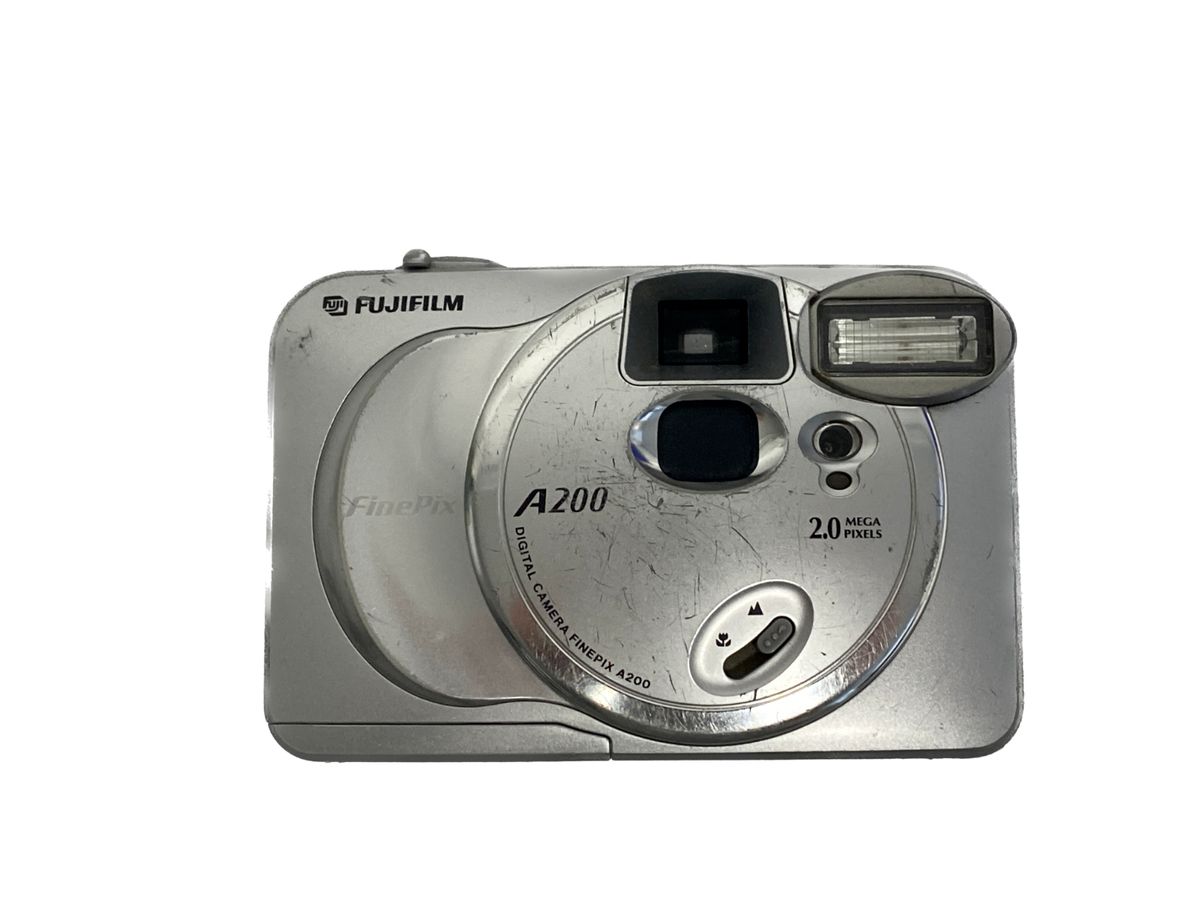Working Fujifilm FinePix A200 2.0mp Digital Camera w/ Box 512mb xD
