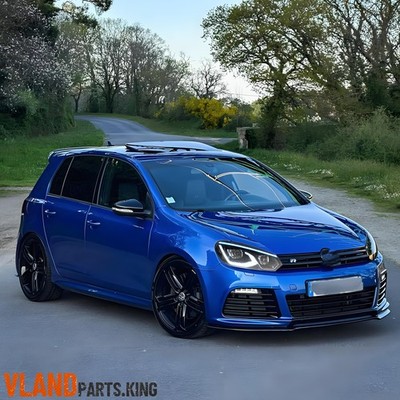 FULL LED Headlights For VW 2010-2014 Golf 6 MK6 W/Startup Animation Plug & Play
