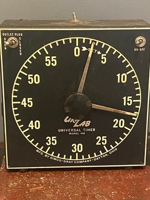 Dimco Gray GraLab Universal Darkroom Timer Model 168 Vintage - Tested