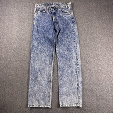 Vintage Levis 505 Jeans Orange Tab Mens 32x30 Acid Stone Wash Fits 28x29 USA