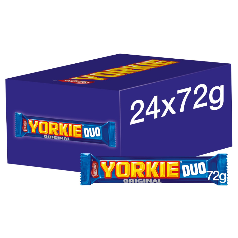 Yorkie Original - Chunky Milk Chocolate Bar - Thick Satisfying Yorkie Chocolate - (24 x 46g) - Image 2