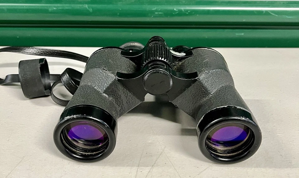 Vtg Konica 7 X 35 Wide Field Binoculars Fully Coated Optics 420 Ft At 1000 Rare - Image 3 of 4