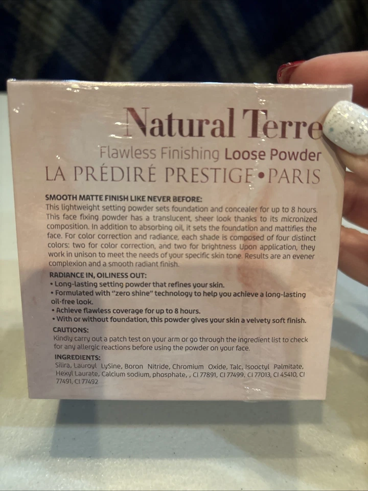 PREDIRE PARIS Natural Terre Flawless Finishing Loose Powder * $180 MSRP * SEALED - Image 4 of 4
