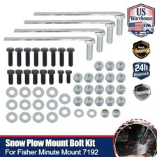 Snow Plow Mount Bolt Kit 41489 For 11-19 Chevygmc 2500 3500 Fisher Minute Mount