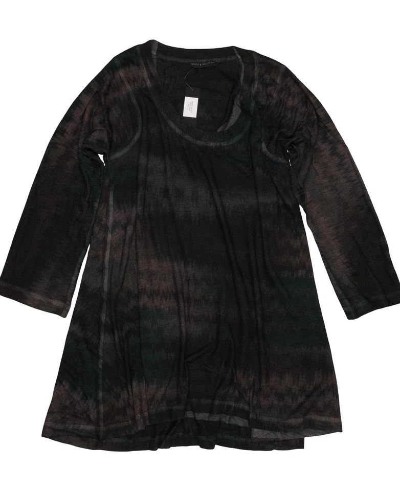 Suéter túnica estampado para mujer Nally & Millie 266530 talla pequeña Foto 4 de 4