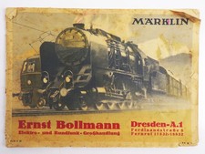 Alter Märklin Katalog Ernst Bollmann Dresden 1938 