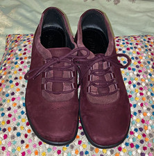 Hotter Savanna Purple Suede Lace-Up Low Top Comfort Casual Sneaker UK 6.5 EU 40