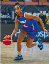 NELL ANGLOMA Signed 8.5 x 11 Photo WNBA Basketball CONNECTICUT SUN France