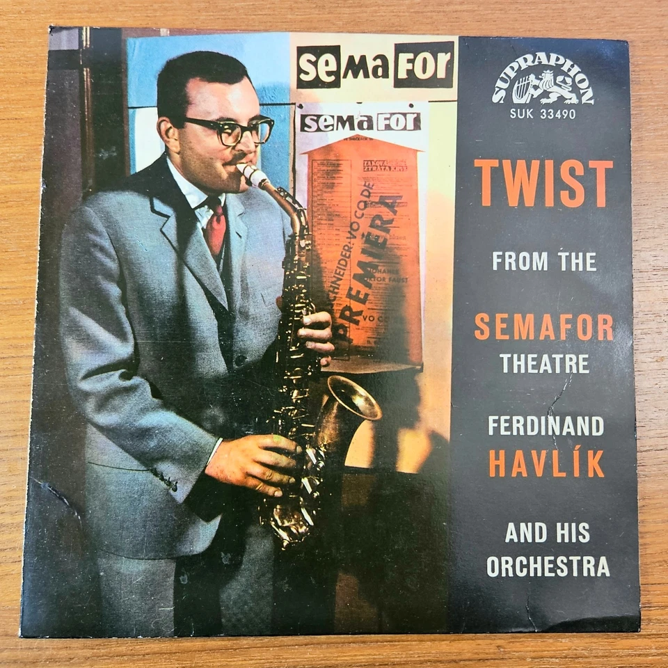 Twist From The Semafor Theatre FERDINAND HAVLIK 60s EX Czech SUPRAPHON RnR 7" EP - Bild 3 von 4