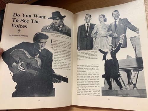 PICTUREGOER FILM ANNUAL 1957-1958 ELVIS AUDREY HEPBURN GRACE KELLY HB BOOK (P4) - Picture 9 of 20
