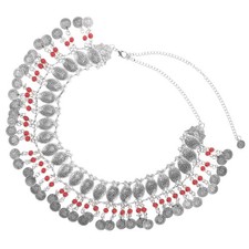  Women Belly Chain Ethnic Style Vintage Metal Waist Bohemian Tassel Boho