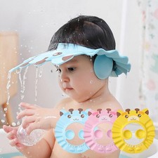 Baby Shower Cap Hair Wash Hat Ear Protection Shampoo Shield Bath Cover