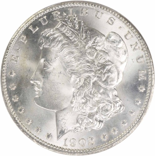 Dólar de plata Morgan 1902-O MS66+ PCGS (CAC) - Imagen 3 de 4