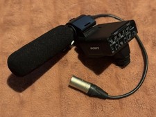    MINT Sony XLR-A3M Camera Adapter Kit and ECM-XM1 Shotgun Microphone   