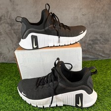 Nike Free Metcon 6 Black White Training Shoes Sneakers FJ7127-001 Mens size 8