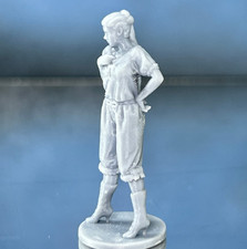 Resin Western Saloon Girl Figurine 40mm Tabletop Miniature. Toy Soldiers