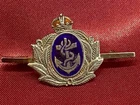 Beautiful WW2 Royal Navy Silver Enamel sweetheart Brooch w/fixing