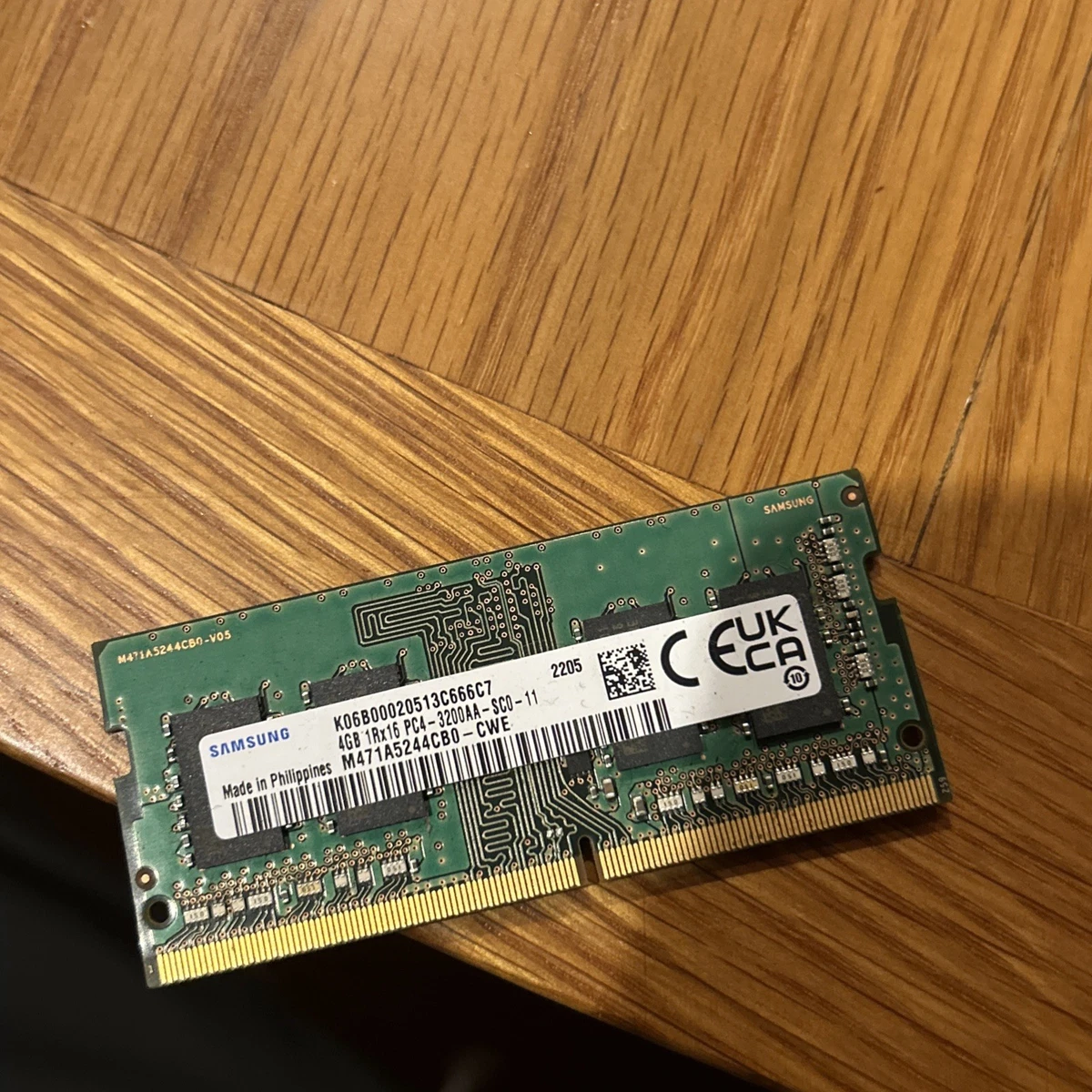 Samsung DDR4 SDRAM 4 GB Capacity per Module Memory (RAM) for sale