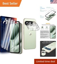 Crystal Clear 9H Tempered Screen Camera Protectors for Google Pixel 10 Pro XL