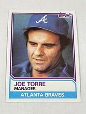 1983 Topps Baseball #126 - Joe Torre MGR - Atlanta Braves