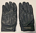 Men's XL Harley Davidson Motorcycle Black Leather Riding Gloves w Dagger Crosses