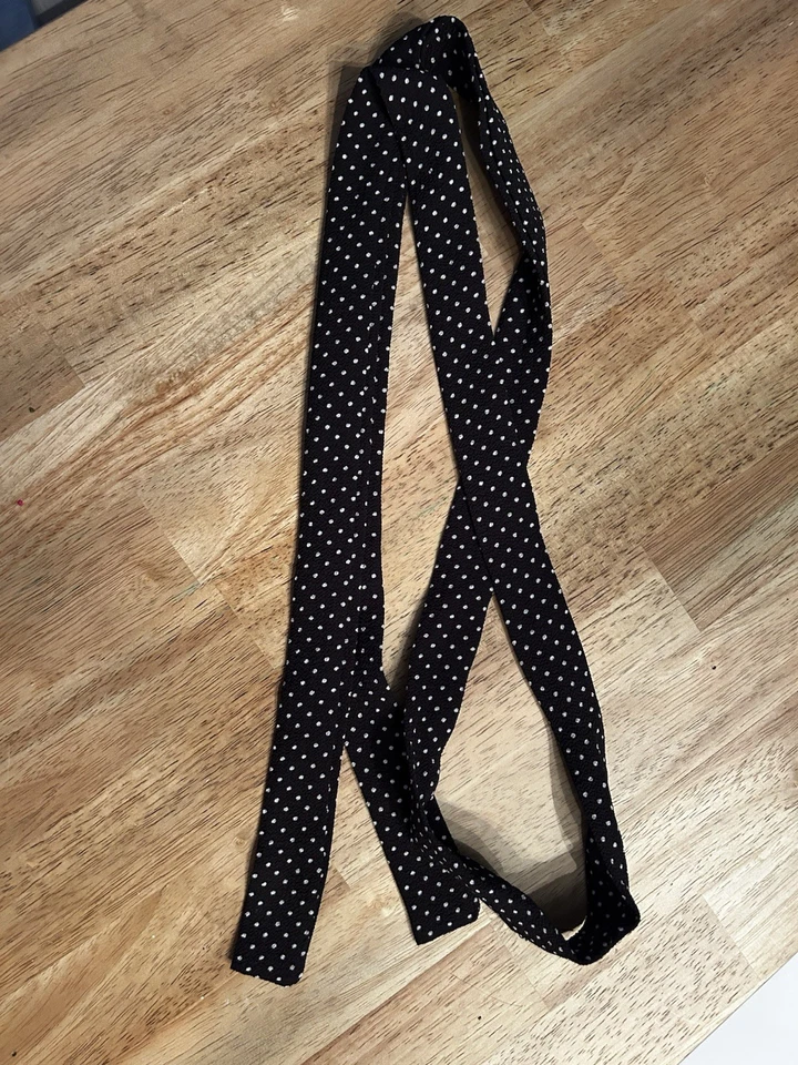 Romper Monteau Los Angeles preto bolinhas botão frontal tamanho. Pequeno (comprimento do tornozelo) - Imagem 4 de 4