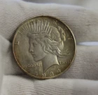 1934 D US Peace Silver Dollar $1 XF (Cleaned)