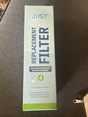 Mist Replacement Refrigerator Water Filter 4 Replaces Whirlpool EDR4RXD1 UKF8001