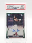 DRUW JONES 2023 BOWMAN CHROME 1ST AUTO GREEN GRASS REF /99 #CPA-DJ PSA 9 Q2161