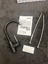 BLANCO Mida 519415 Anthracite High Pressure Single Lever Mixer Tap 360° Swivel