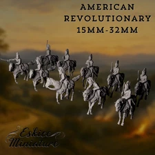 American Revolutionary Cavalry Miniatures | American Patriots | Eskice Miniature