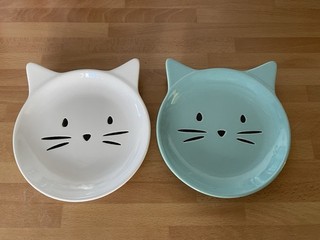 Ramen Bowl Signature Housewares Incorporated Shallow Cat Dishes X 2