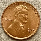 1937-D  Lincoln Wheat Cent - [AU] About Uncirculated RD/BN - High Grade ~ B938