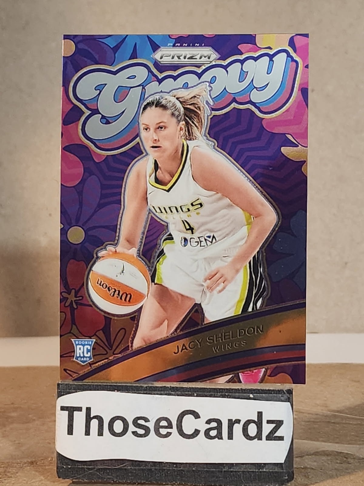 2024 Panini Prizm WNBA Groovy #2 Jacy Sheldon