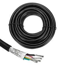 UL2464 Shielded Cable 18AWG 7.6m(25 Ft) 5 Conductor CNC Wire