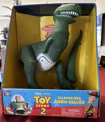 Thinkway Toys Disney Pixar Toy Story 2 Talking Rex Room Guard | eBay