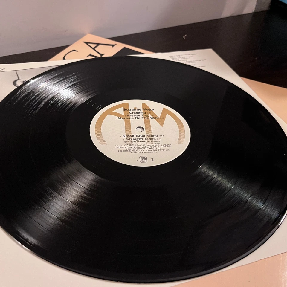 SUZANNE VEGA - Self Titled (Translucent Brown) (1985) - 12" Vinyl Record LP - EX Foto 4 de 4