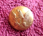 NON EXCAVATED CIVIL WAR EAGLE "I" INFANTRY OFFICER  COAT BUTTON