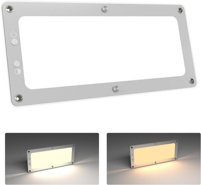 12V LED Deckenleuchte Wohnmobil & Boot   Dimmbares Panel Licht 11W mit Schalter,