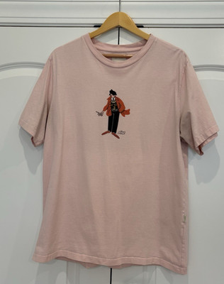 Aime Leon Dore Caricature Graphic Tee - Rose Quartz - Large