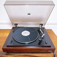 YAMAHA YP-700 BeltDrive SemiAuto Turntable Rosewood w/ShureM75 NewBelt Works