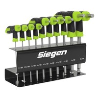 Sealey Kugelbund Imbus-SchlüSsel Satz 10-Teilig T-Griff Metrisch S01150