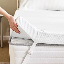 Memory Foam Mattress Topper Full with Removable Soft Cover Cooling Toppers Pad