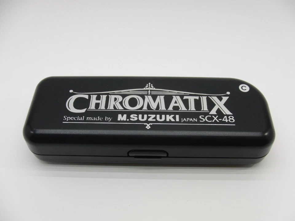 SUZUKI SCX-48 Chromatic Harmonica 12 hole 48 sound C Key new free shipping - Image 2 of 4